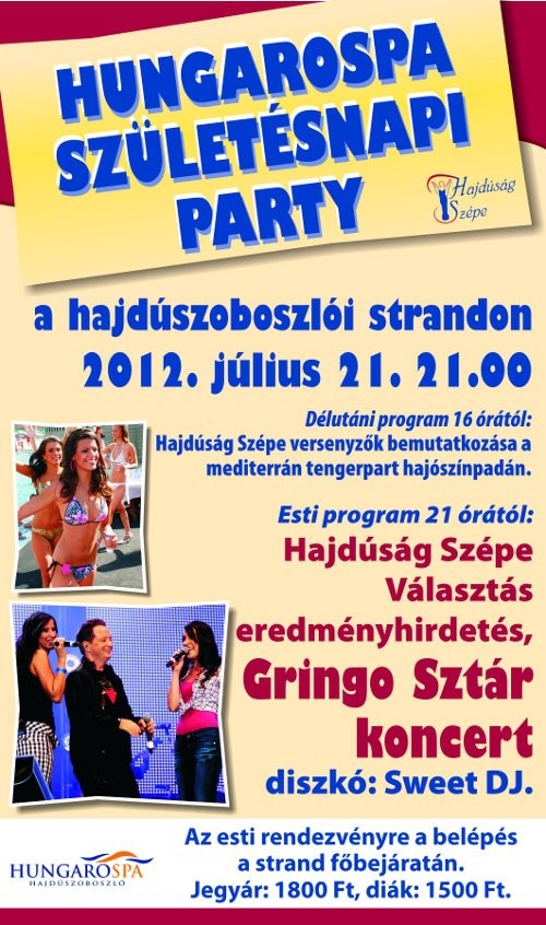 Hungarospa Születésnapi Party 2012  - Hungarospa Születésnapi Party