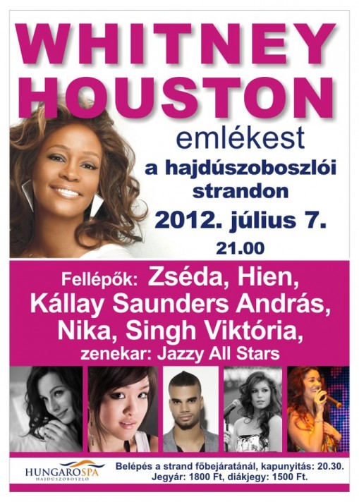 Whitney Houston emlékkoncert   - Whitney Houston emlékkoncert