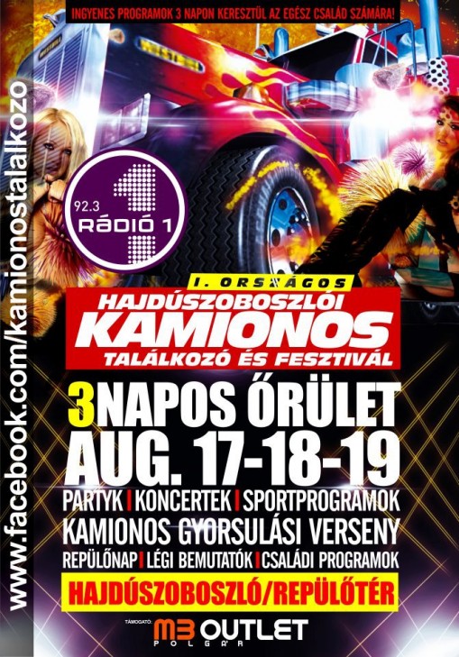 Országos Kamionos Találkozó és Fesztivál 2012  - Országos Kamoinos VS: Repülős Találkozó és Fesztivál